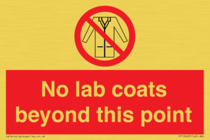 No lab coats beyond this point